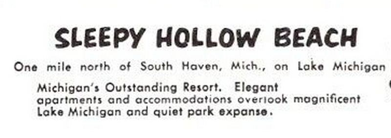 Sleepy Hollow Resort - Vintage Postcard (newer photo)